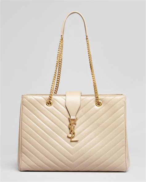 ysl beige tote bag